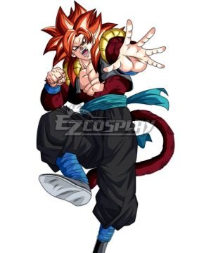 Super Dragon Ball Heroes Gogeta SSJ4 Xeno Cosplay Costume