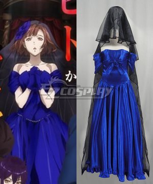 Ritsuka Tachibana Blue Wedding Dress Cosplay