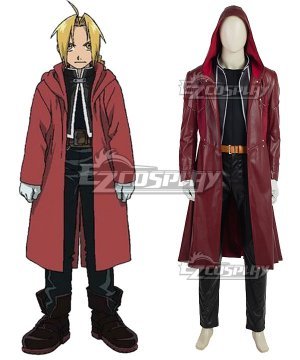 Edward Elric Cosplay Costume - Premium Edition and No