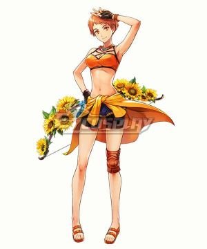 Fire Emblem Heroes Three Houses Relentless Rays Leonie Swimsuit Cosplay Costume