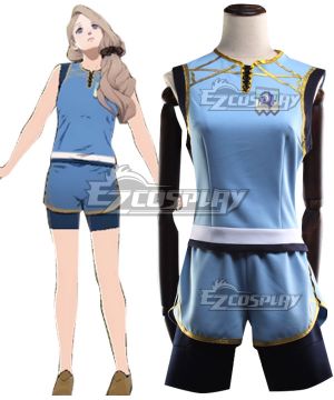 Three Houses Mercedes Blue Lions Female House Loungewear Set Cosplay