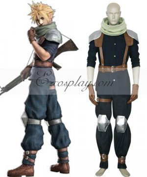 Final Fantasy VII Crisis Core Cloud Strife Cosplay Costume