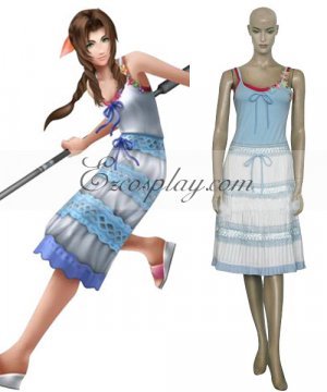 Final Fantasy VII Aerith Gainsborough Cosplay Costume