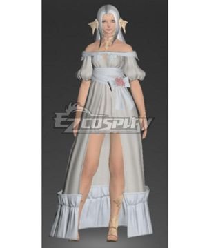 XIV White Spring Dress Cosplay