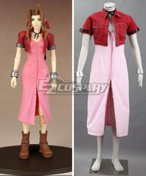 VII FF7 Aerith Gainsborough Aeris Cosplay