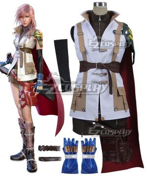 XIII FF13 Lightning Cosplay