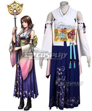 X FF10 Yuna Cosplay  - Deluxe Version