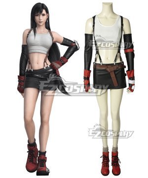 Final Fantasy VII Tifa Lockhart Cosplay Costume - A Edition