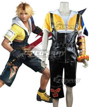 X FF10 FFX Tidus Cosplay