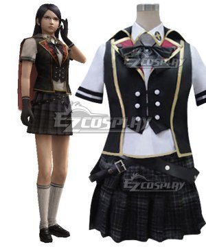 Final Fantasy type-0 Queen Summer Uniform Cosplay Costume