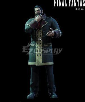 Final Fantasy VII Remake FF7 The Director of Public Security Heidegger Cosplay Costume