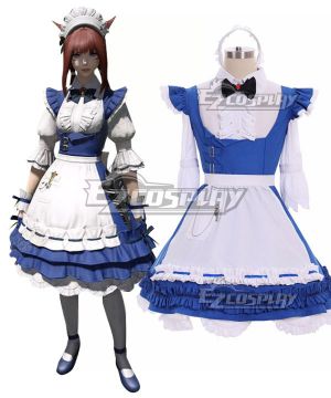 Final Fantasy XIV FF14 Csilla Beleth Maid Cosplay Costume