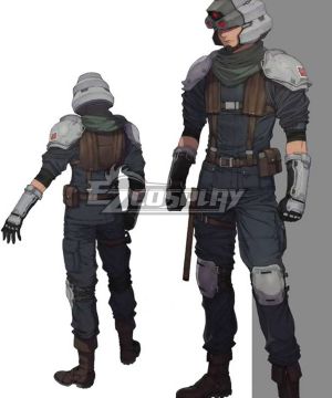 Final Fantasy VII Remake FF7 Shinra Security Officer Cosplay Costume