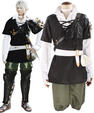 Final Fantasy XIV FF14 Thancred Waters Cosplay Costume