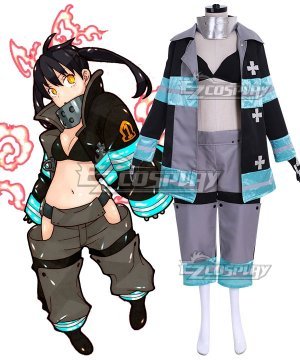 Enen no Shouboutai Kotatsu Tamaki Battle Suit Cosplay