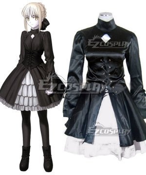 Black Saber Altria Pendragon King Arthur Dress Cosplay