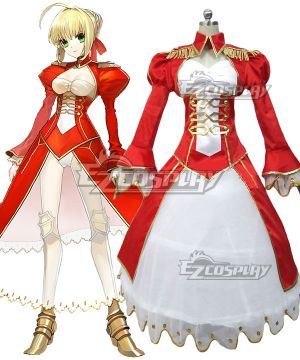 Last Encore Fate Grand Order Nero Claudius Red Saber Cosplay