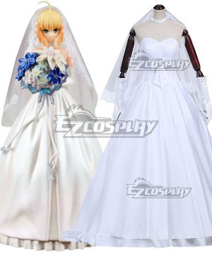 Figure Juguetes Saber Lily 10th Wedding Dress Cosplay