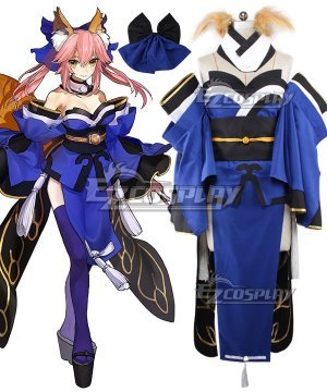 Fate Grand Order Fate Extra Tamamo no Mae Cosplay  - Including Ears and Tail