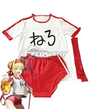 Fate Grand Order Fate EXTRA Saber Nero Claudius Caesar Augustus Germanicus Gym Clothes Cosplay