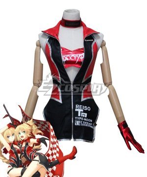 Fate Grand Order EXTELLA Apocrypha Joan of Arc Saber of Red Mordred Racing Red Cosplay