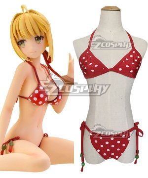 Fate Grand Order Fate EXTRA Saber Nero Claudius Caesar Augustus Germanicus Swimsuit Cosplay