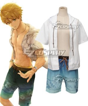 Saber Arthur Pendragon Hero on the Beach Formal Craft Cosplay