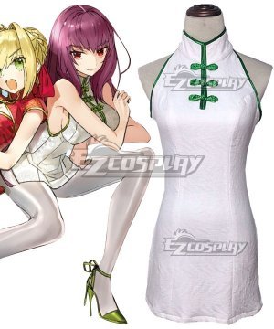 Fate Extella Link Lancer Scathach Cheongsam Cosplay