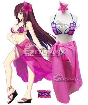 FGO Lancer Scathach Swimsuit Cosplay