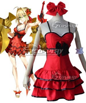 FGO Saber Caster Nero Claudius Dress Cosplay