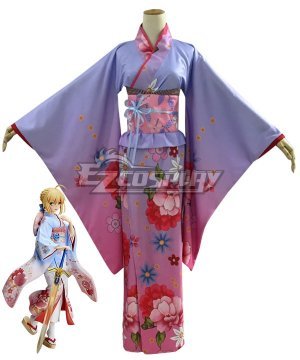 Saber Altria Pendragon Kimono Cosplay