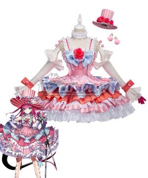 Fate Grand Order Fate EXTRA CCC Lancer Elizabeth Bathory Pink Cosplay