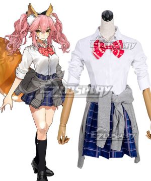 Fate Extella Tamamo no Mae School Uniform Cosplay