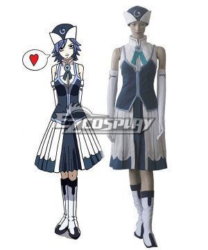 Rain Woman Juvia Lockser Blue Evening Dress Cosplay