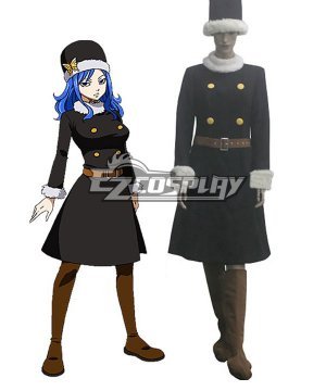 Rain Woman Juvia Lockser After Seven Years Blue Lolita Dress Cosplay