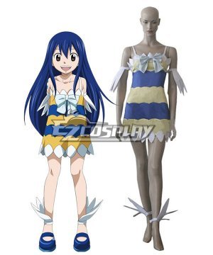 Dragon Slayers Wendy Marvell Girl Dress Cosplay