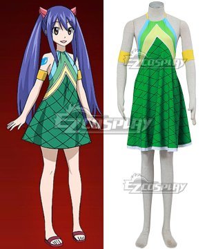 Tenrou Island Arc Wendy Marvell Green Cosplay