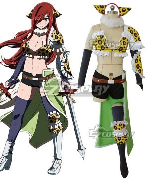  Dragon Cry Erza Scarlet Combat Clothing Cosplay