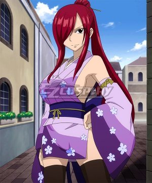 Erza Scarlet Kimono Cosplay