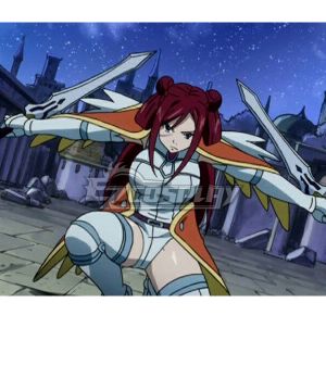 Fairy Tail Erza Scarlet Morning Star armor Cosplay Costume