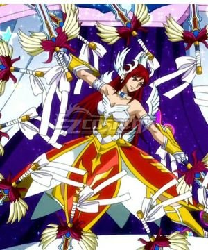 Fairy Tail Erza Scarlet Fantasia Parade Cosplay Costume