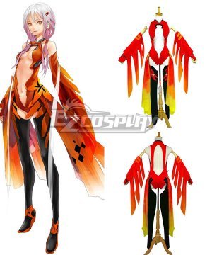 Guilty Crown Inori Yuzuriha Sexy Robe Outfit Cosplay Costume