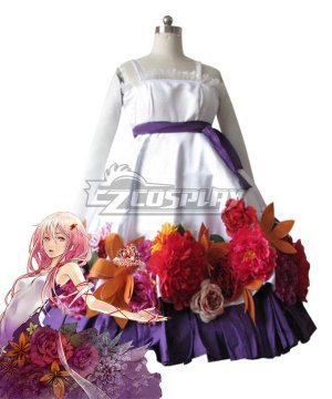 Inori Yuzuriha White Flower Dress Cosplay