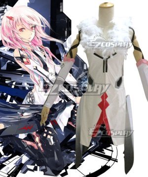 Guilty Crown Inori Yuzuriha White Battle Suit Cosplay Costume