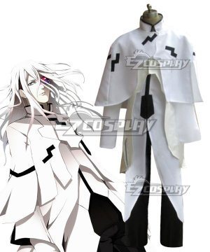 Guilty Crown Gai Tsutsugami White Cosplay Costume