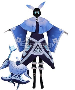 Genshin Impact Cryo Abyss Mages Cosplay Costume