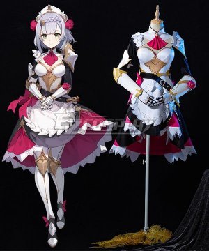 Genshin Impact Noelle Halloween Cosplay Costume