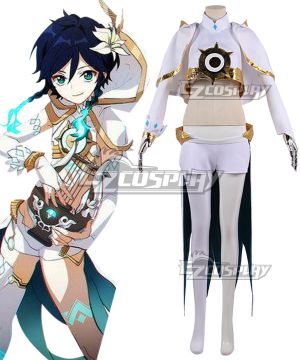 Genshin Impact Venti Barbatos Anemo God Cosplay Costume