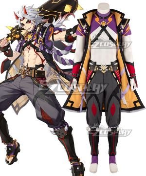 Genshin Impact Arataki Itto Cosplay Costume