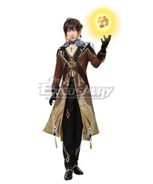 Genshin Impact Zhongli B Cosplay Costume